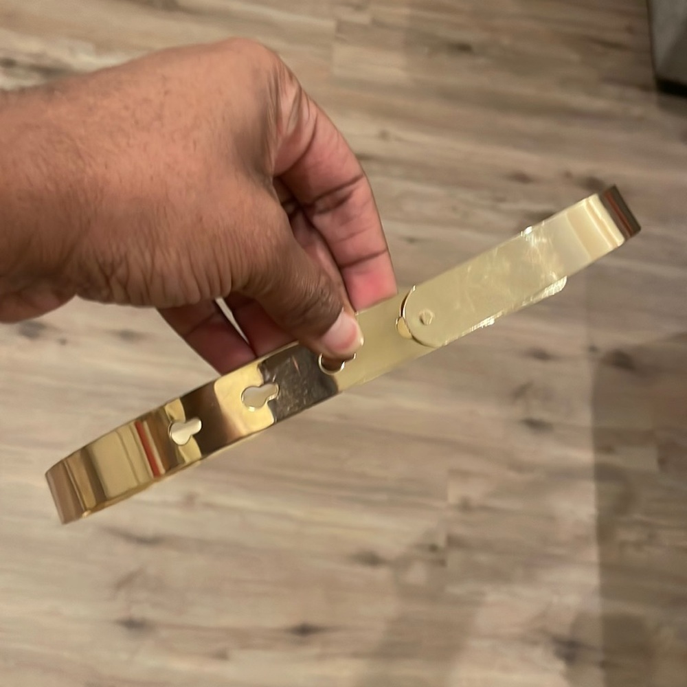 Gold Adjustable Belt